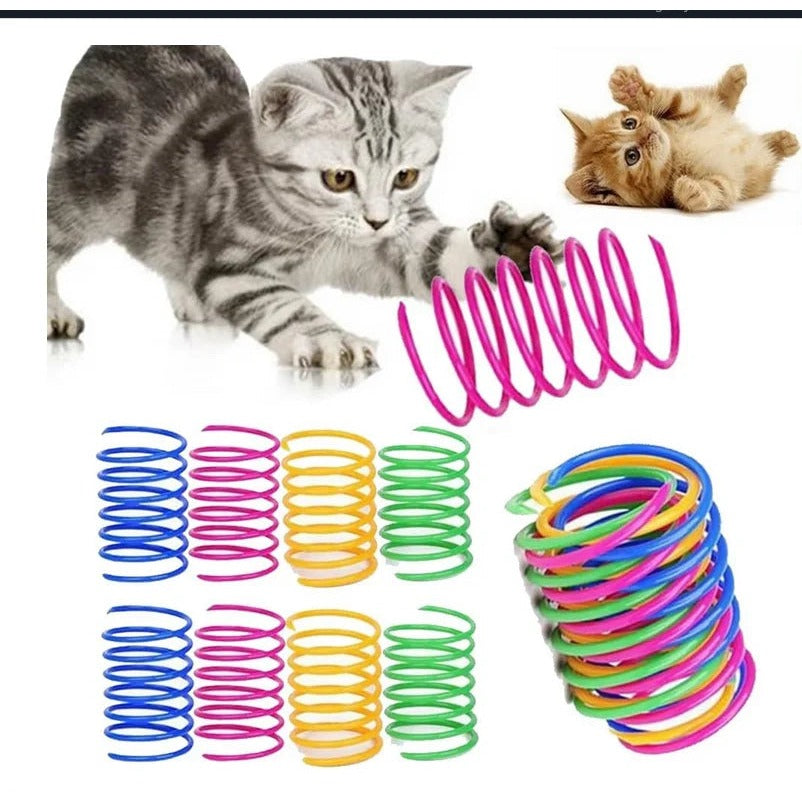 Cat Spring Toy Set - 4 Pack
